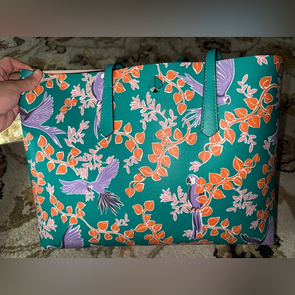 EUC Kate Spade New York MOLLY BIRD PARTY LARGE TOTE RARE - Picture 6 of 7